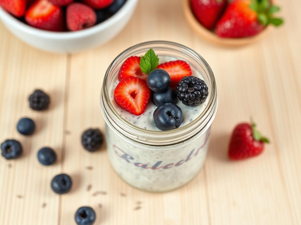 High-Protein Overnight Oats (35g Protein)